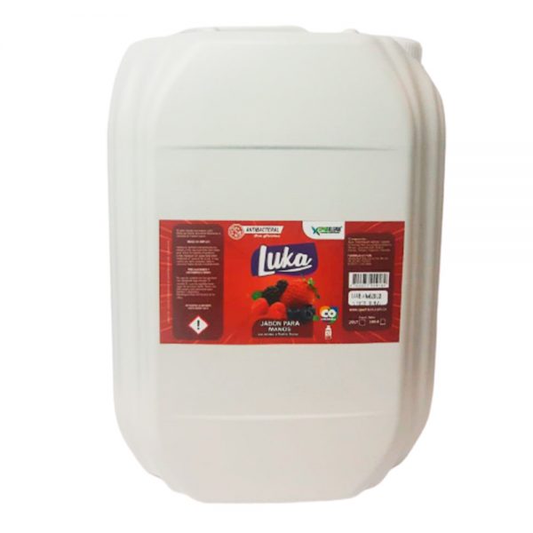 JABON PARA MANOS LUKA FRUTOS ROJOS X 5 Gl