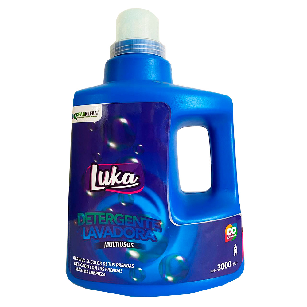 DETERGENTE LIQUIDO PARA LAVADORA Y ROPA GL X 3000 CC POTENTE – DetalShop