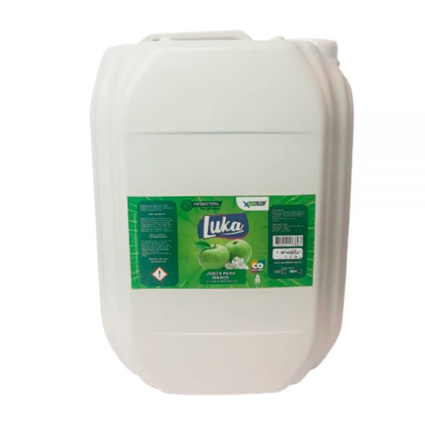 JABÓN PARA MANOS LUKA MANZANA VERDE X 5 GL