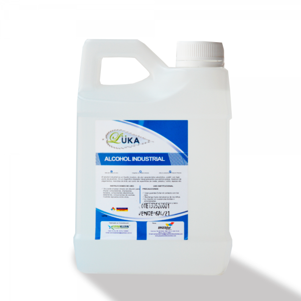 ALCOHOL INDUSTRIAL LUKA X 1000 ML