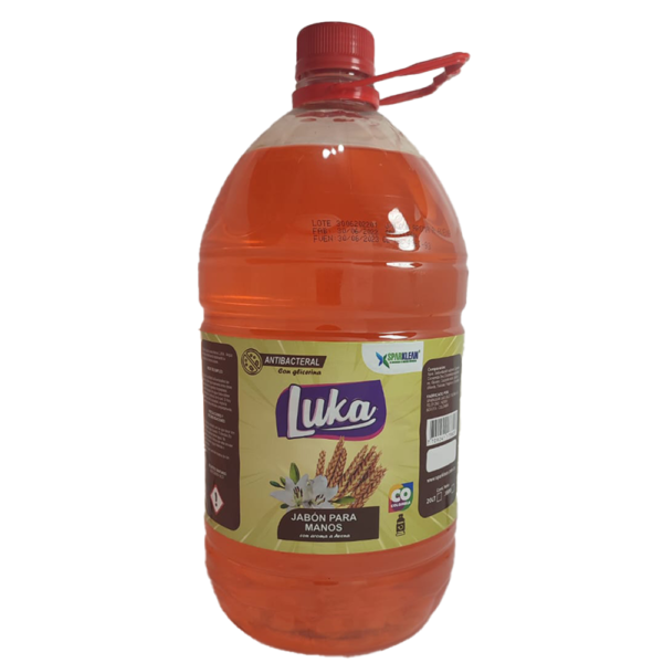 JABON DE MANOS ANTIBACTERIAL LUKA AVENA X 3800 ML
