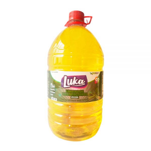 LIMPIADOR DESINFECTANTE LUKA CITRONELA X 3800 ML