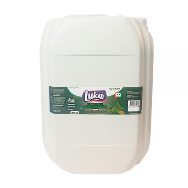 LIMPIADOR DESINFECTANTE LUKA CITRONELA X 5 GL