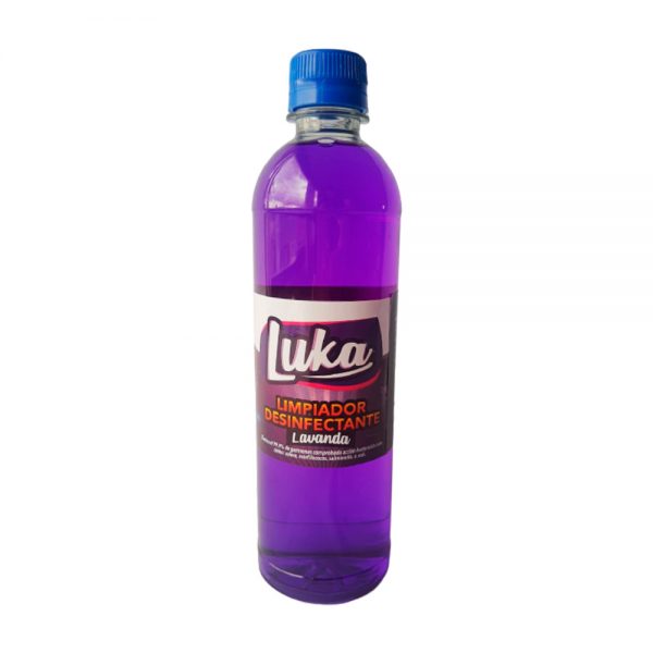 LIMPIADOR DESINFECTANTE LUKA LAVANDA X 500 ML