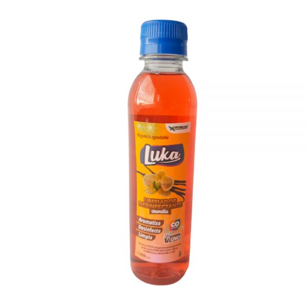 LIMPIADOR DESINFECTANTE LUKA VAINILLA X 250 ML