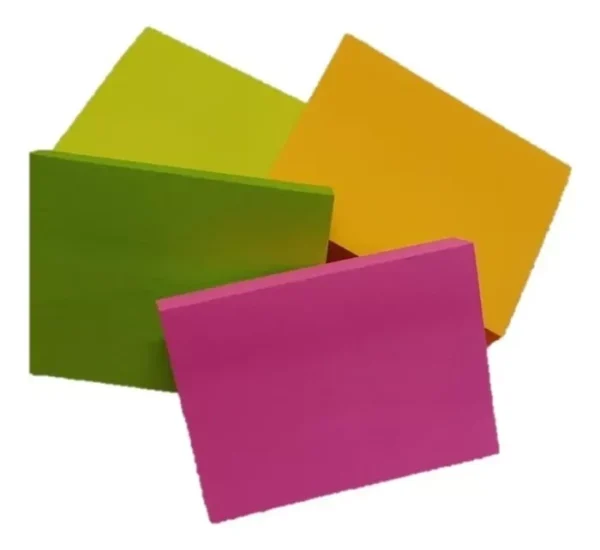 Nota adhesiva 76x76 mediana colores