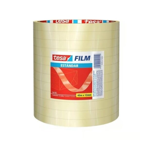 Cinta transparente Stan film tesa 12 x 40 mts