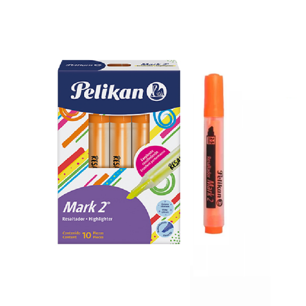 Resaltador Pelikan mark 2 naranja
