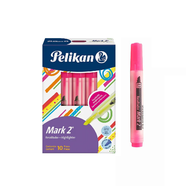 Resaltador Pelikan Mark 2 rosado