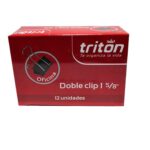 Gancho doble clip TRITON 1 5/8 X 12