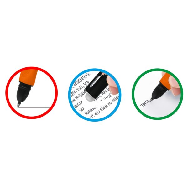 Boligrafo gel borrable 0.7 mm