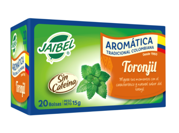 AROMÁTICA TRADICIONAL COLOMBIANA (24 CAJA) TORONJIL 20 BOLSAS