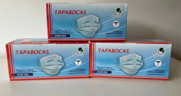 Tapabocas con Elástico x 10 Uds